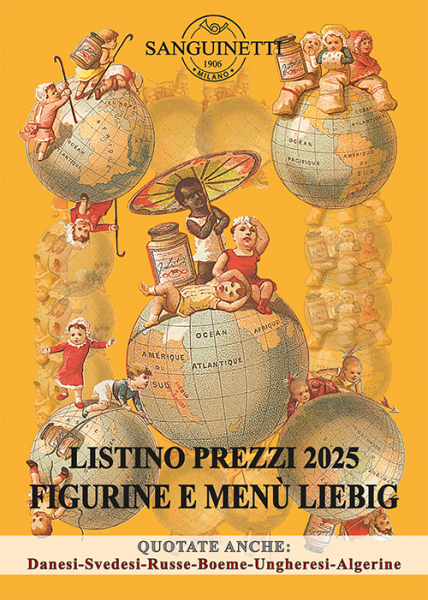 LISTINO PREZZI LIEBIG 2025  FIGURINE E MENÙ LIEB