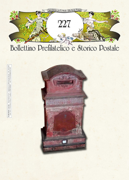 BOLLETTINO PREFILATELICO E STORICO POSTALE N 227